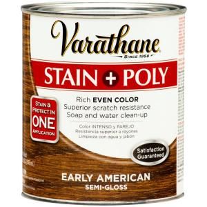 Varathane 1 qt. Early American Stain + Polyurethane (2 Pack) 266154