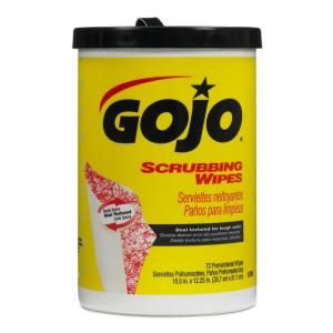 GoJo 72 Count Scrubbing Wipes 6396 06