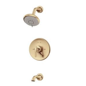 Symmons Ballina 1 Handle 3 Spray Tub and Shower Faucet in Brushed Bronze S 5202 BBZ