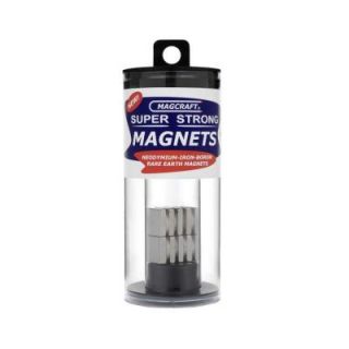 Magcraft Rare Earth 1/2 in. x 1/2 in. x 1/8 in. Block Magnet (10 Pack) NSN0911