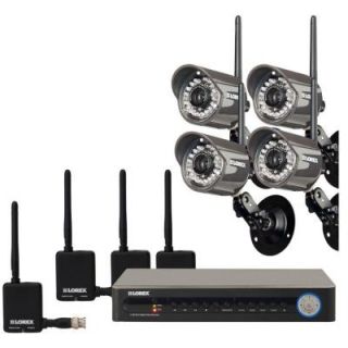 Lorex Eco 8 CH 500 GB Hard Drive Surveillance System with (4) 480 TVL Cameras DISCONTINUED LH118501C4WB