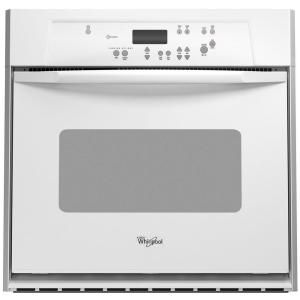 Whirlpool 24 in. Single Electric Wall Oven Self Cleaning in White RBS245PRQ