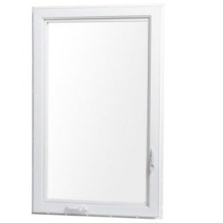 TAFCO WINDOWS Left Hand Hinge Vinyl Casement Windows, 30 in. x 60 in., White, with Insulated Glass VC3060 L