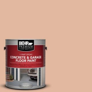 BEHR Premium 1 Gal. #PFC 06 Georgia Peach 1 Part Epoxy Concrete and Garage Floor Paint 90001