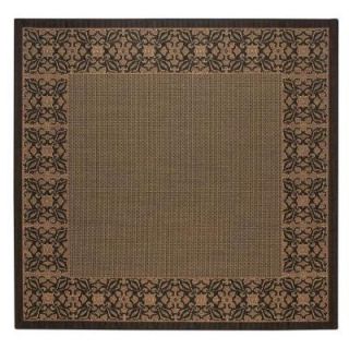 Home Decorators Collection Summer Chimes Cocoa/Black 7 ft. 6 in. Square Area Rug 0194475840