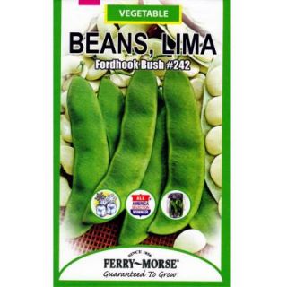 Ferry Morse Lima Bean Fordhook Bush #232 Seed 1434