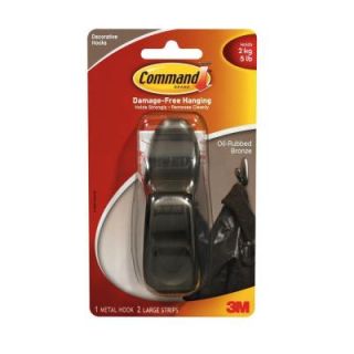 Command Forever Classic 5 lb. Large Oil Rubbed Bronze Metal Hook FC13 ORB