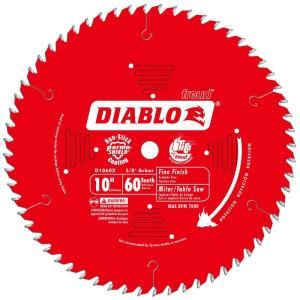 Diablo 10 in. x 60 Tooth Carbide Circular Saw Blade D1060X