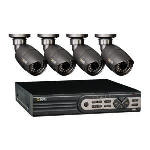 Q SEE Platinum Series 8 Channel HD SDI Surveillance System with 2TB Hard Drive and (4) 720p Cameras QT728 4G7 2