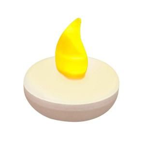 Lumabase Amber Floating LED Tea Light Candle (12 Count) 55112