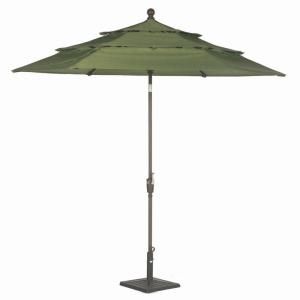 Hampton Bay Bloomfield 9 ft. Patio Market Umbrella in Moss 14H 039 96 3TR
