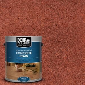 BEHR Premium 1 gal. #STC 33 English Brick Semi Transparent Concrete Stain 85001