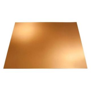Fasade Flat Panel 2 ft. x 2 ft. Polished Copper Lay in Ceiling Tile L69 25