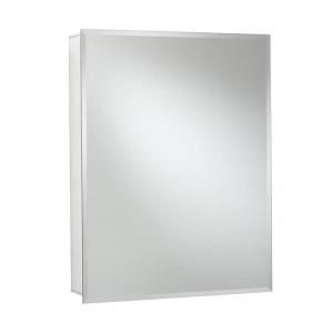 Croydex 30 in. x 24 in. Recessed or Surface Mount Medicine Cabinet in Aluminum with Hang N Lock WC101469YW