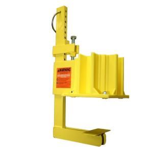 SurShield 1 Unit Yellow OSHA Compliant Non Penetrating Guardrail Clamp with Safety Boot Guardrail Base Attached C 0100