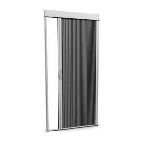 Euroscreen 36 in. x 80 in. White Retractable Mosquito Screen for Single and French Doors 1001 RS1XWW 000000