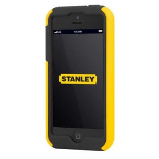 Stanley Highwire iPhone 5 Rugged 2 Piece Smart Phone Case   Black and Yellow STLY005