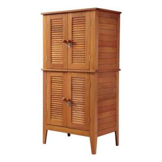 Home Styles 22 in. x 32 in. x 64.5 in. Montego Bay Four Door Multi Purpose Storage Cabinet 5661 27