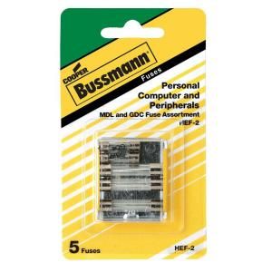Cooper Bussmann HEF Series 5 Piece MDL and GDC Fuse Kit HEF 2
