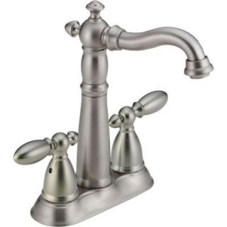 Delta Victorian 2 Handle Bar Faucet in Stainless 2155 SS DST