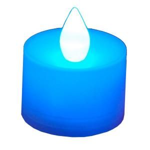 Lumabase Blue Flickering LED Tealights (Box of 12) 80212
