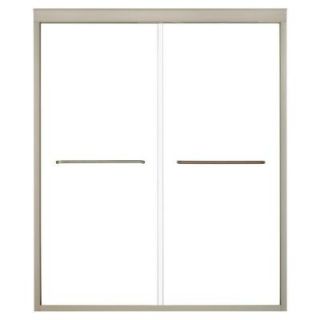 KOHLER Fluence 3/8 in. Thick Glass Bypass Shower Door in Anodized Brushed Bronze K 702207 L ABV