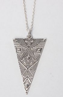 House of Harlow 1960 The Engraved Triangle Pendant Necklace