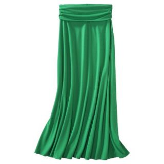 Merona Womens Convertible Knit Maxi Skirt   Mahal Green   XS