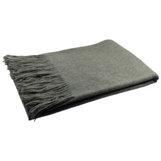 Pur Cashmere Wexler Merino Wool Throw MWT 012 Color Heather Gray