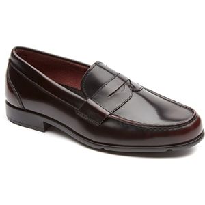 Rockport Mens Classic Loafer Penny Burgundy Shoes, Size 16 W   V76684