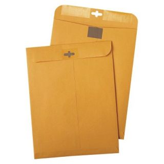 Quality Park Postage Saving ClearClasp Kraft Envelopes   Brown (100 Per Box)