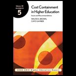Cost Containment in Higher Education