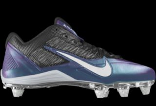 Nike Alpha Pro D iD Custom Mens Football Cleats   Blue