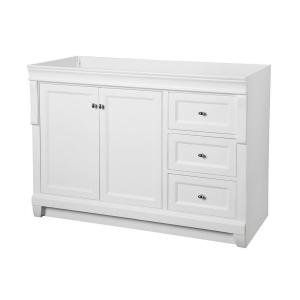 Foremost NAWA4821D White Naples 48 Vanity Cabinet Only