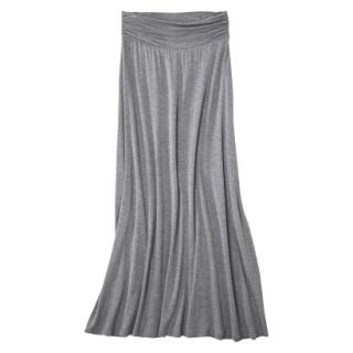 Merona Womens Knit Maxi Skirt   Heather Grey   XL