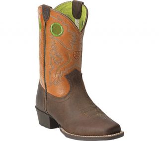 Childrens Ariat Roughstock   Distressed Brown/Sunny Side Full Grain Leather Boo