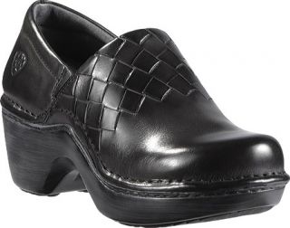 Womens Ariat Ashbourne   Old West Black Full Grain Leather Platform Shoes
