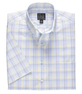 Traveler S/S Buttondown Patterned Sportshirt Big and Tall                      T