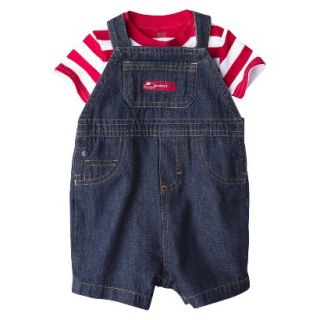 Just One YouMade by Carters Boys Shortall and Bodysuit Set   Red/White NB