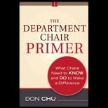 Department Chair Primer