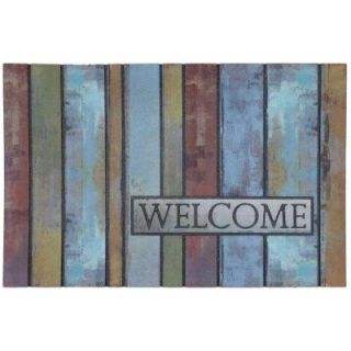 Mohawk Home Urban Fence 23 in. x 35 in. Recycled Rubber Door Mat 399023