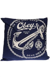 Obey Pillow The Obey Anchor in Navy