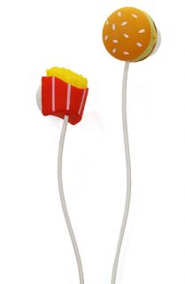 DCI Home Decor Fast Food Earbuds & Cord Wrapper Set in Multi