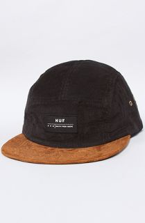 HUF The Death From Above Cord Volley Cap in Black