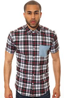 Oxymoron Silent Noise Short Sleeve Plaid Shirt