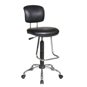 Office Star Economical Teardrop Footrest Drafting Chair DC420V 3
