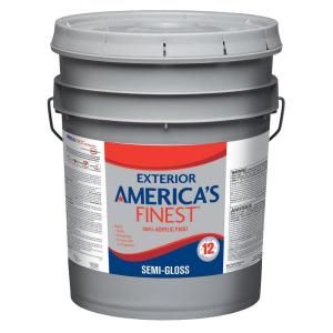 Americas Finest 5 gal. Semigloss Latex Light Colors Exterior Paint AF3311N  05
