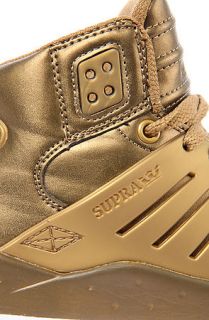 SUPRA The Skytop III Sneaker in Gold Leather