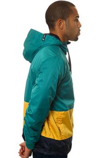 LRG Core Collection Hooded Windbreaker in Light Teal