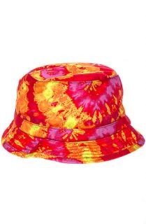 Mishka Hat Sunset Tie Dye Bucket in Sunset